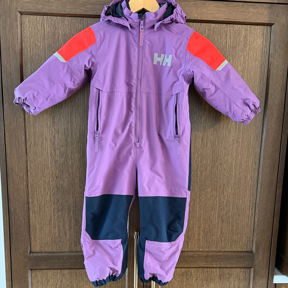 Helly Hansen Purple and Red Children's Snowsuit